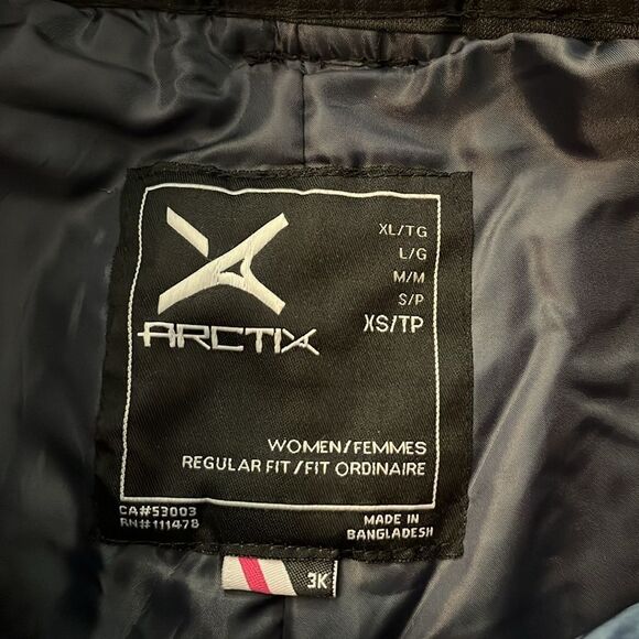 Black women’s ARCTIX performance insulated ski winter waterproof snowboard pants - Picture 7 of 7